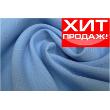 Креп-костюмка світло-блакитний